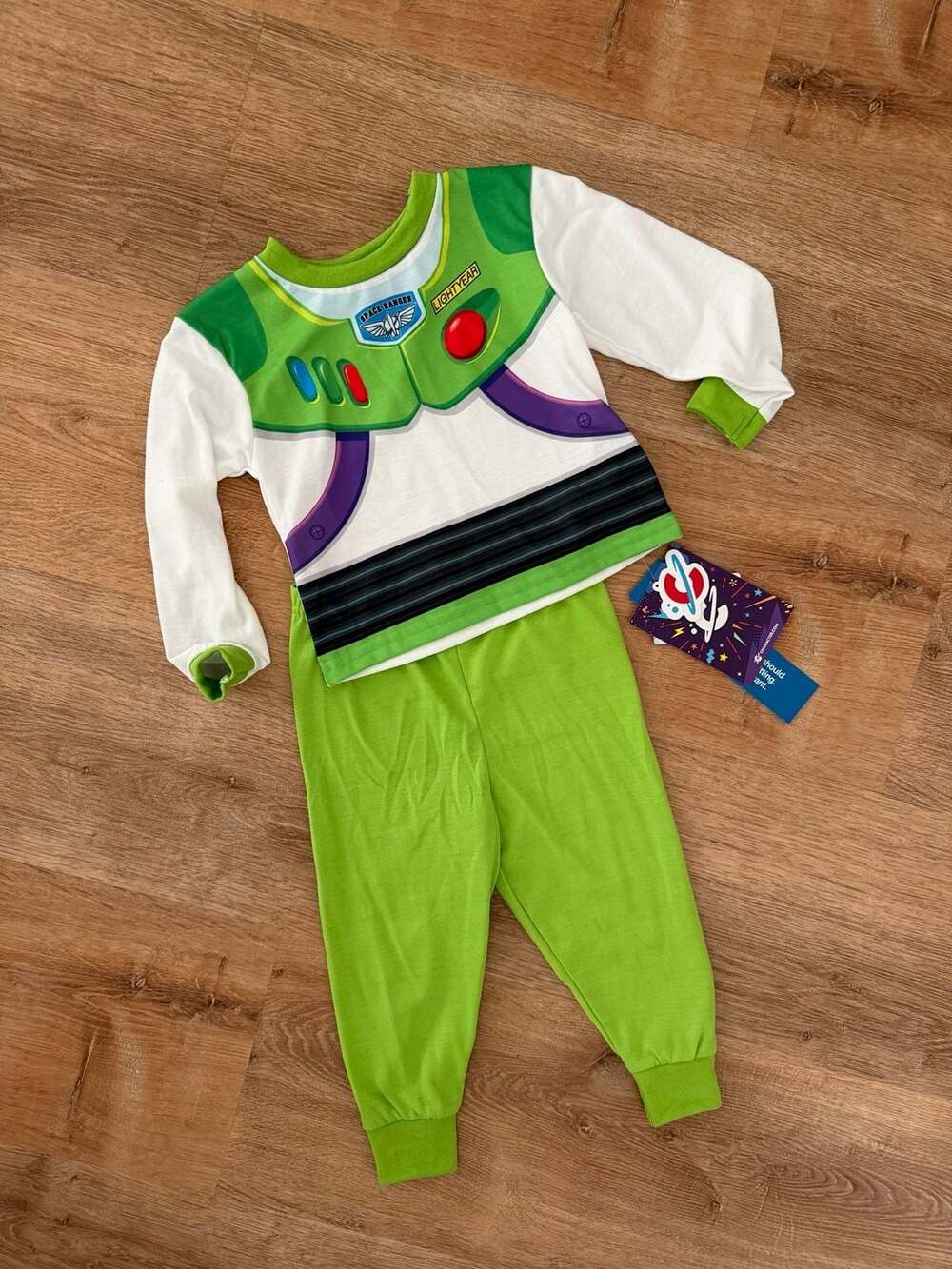 Character.com Disney Toy Story Buzz Lightyear Pyjamas Size 2T